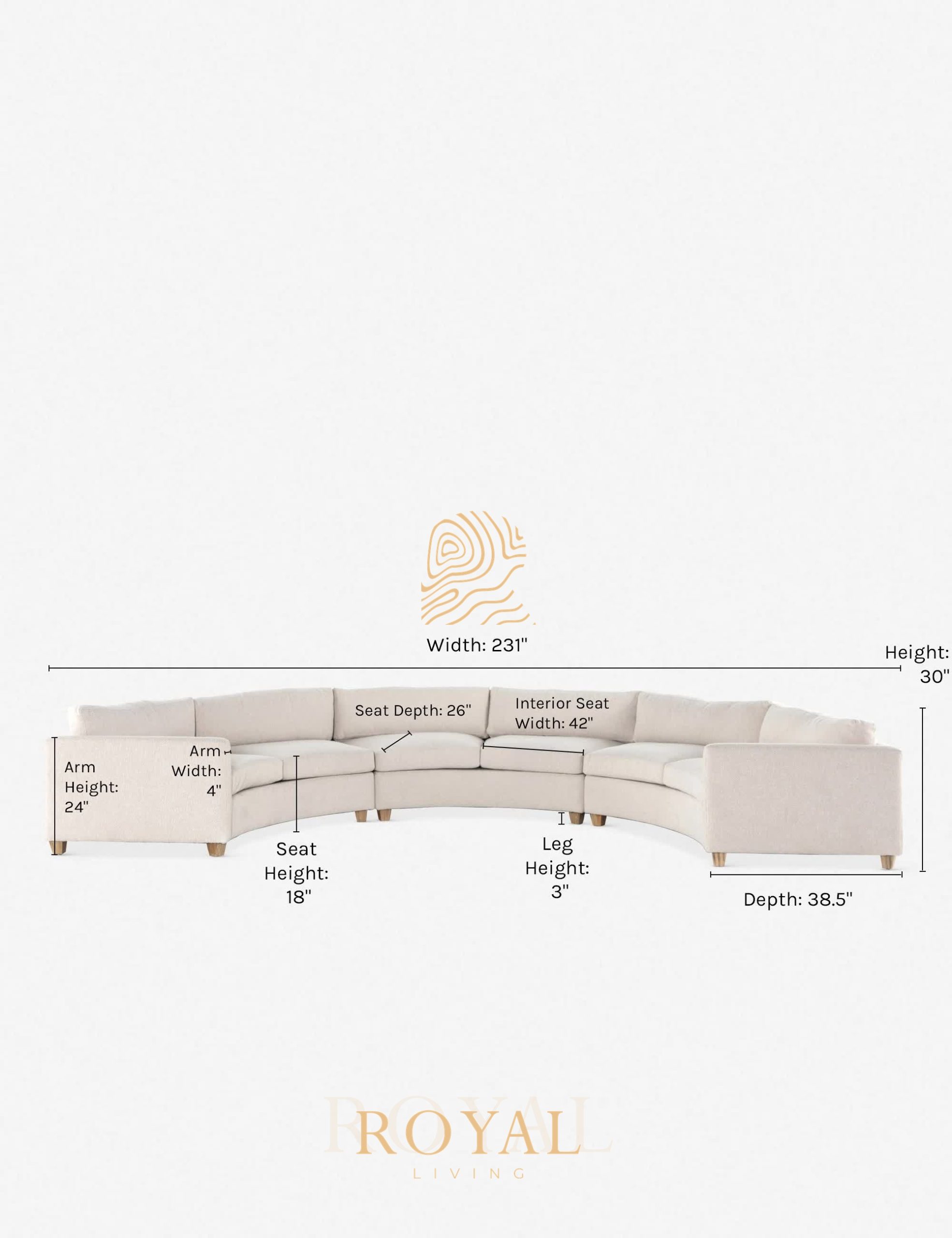 GRACIELLA Sofa Tamu Mewah - Gambar 4