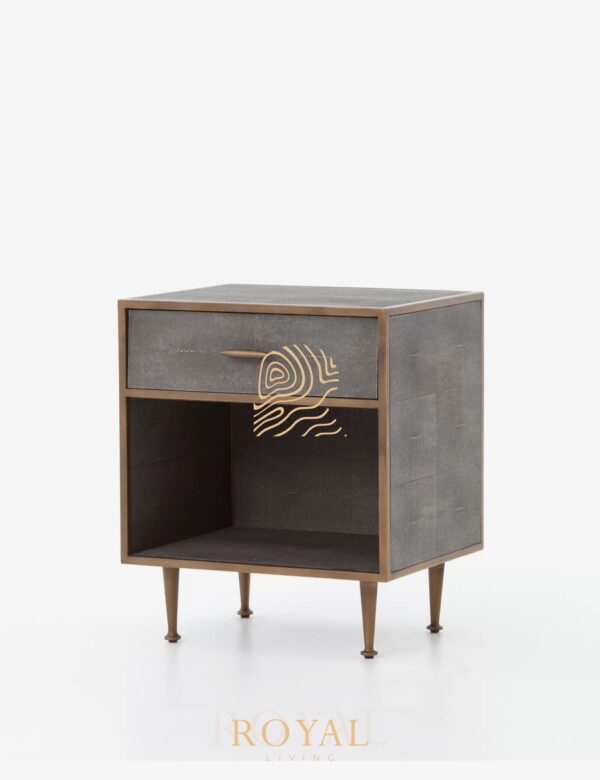 Shagreen Bedside Mewah Minimalis Klasik, nakas, night stand, gambar nakas, harga nakas, nakas kayu, nakas jati, nakas jati minimalis, nakas minimalis, nakas minimalis unik, nakas modern, meja nakas, meja nakas jati, nakas tempat tidur, ukuran nakas, nakas tv, model nakas minimalis, nakas terbaru, nakas rotan, nakas mewah, night stand wood, nakas hpl, lemari nakas, side table, royalliving