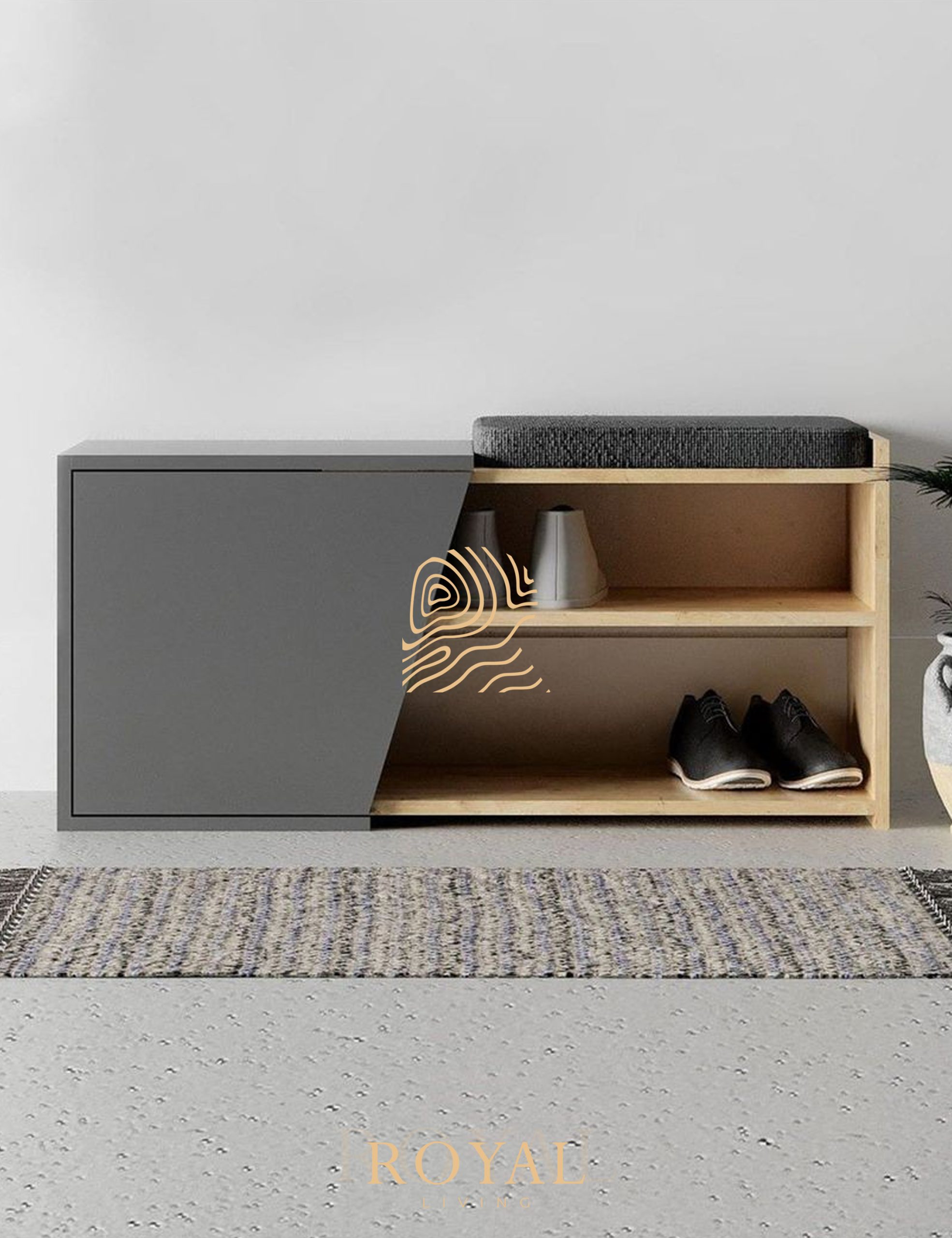 Fiona Modern Shoe Storage Bench, hidden shoe storage bench, shoe rack, shoe bench, cabinet sepatu, bangku sepatu, shoe storage with seat, entryway shoe storage bench, shoe cabinet with seat, modern shoe rack with seat, kursi rak sepatu, bangku rak sepatu, kursi rak sepatu unik, kursi rak sepatu kayu, rak sepatu sekaligus kursi, rak sepatu tempat duduk, rak sepatu duduk, rak sepatu sofa, rak sepatu duduk, stool rak sepatu, harga rak sepatu, jual rak sepatu kayu jati, model rak sepatu duduk, desain bench shoe, rak sepatu jepara, gambar bangku rak sepatu, rak sepatu minimalis, furniture rak sepatu, mebel kayu rak sepatu, lemari sepatu, Royal Living