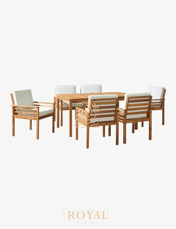 Arjay Meja Makan Kolam Renang Hotel, meja makan outdoor, meja makan kayu, meja makan taman, meja makan teras, meja makan kayu premium, meja makan minimalis, meja makan 8 kursi, meja makan cafe outdoor, furniture outdoor kayu, set meja makan kayu, meja makan villa, meja makan resort, meja makan modern, meja makan elegan, furniture kayu premium, royalliving