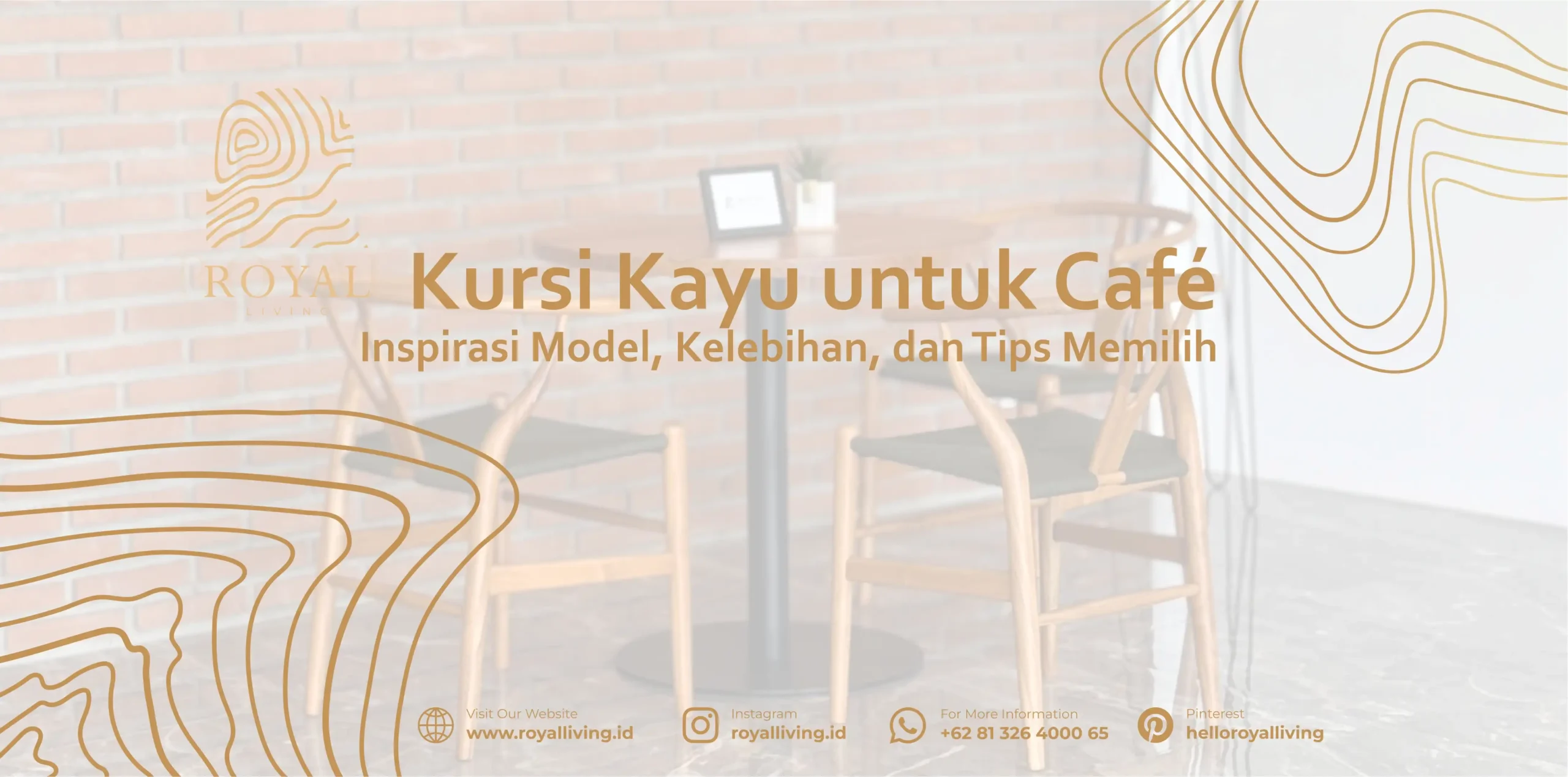 Kursi Kayu Untuk Cafe dan Resto