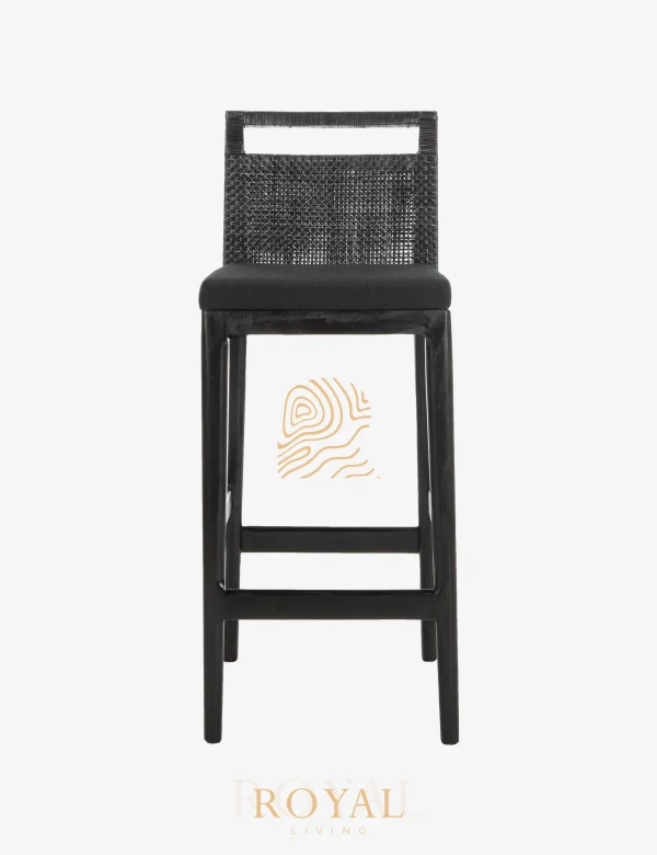 Dallas Kursi Bar Rotan Minimalis Hitam Kayu Solid, kursi bar minimalis, kursi bar kayu, kursi bar rotan, kursi bar modern, kursi bar hitam , kursi bar premium, kursi kitchen island, bar stool kayu , bar stool modern, kursi cafe modern, kursi restoran minimalis, kursi hotel premium, kursi anyaman rotan, kursi bar kayu solid, furniture cafe , furniture restoran , furniture hotel, furniture minimalis modern , kursi bar elegan, jual kursi bar minimalis, royalliving