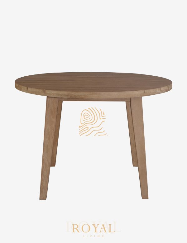 Welmar Round Dining Table Outdoor, dining table, dining table outdoor, dining table cafe, dining table teak wood, dining table cafe outdoor, meja makan outdoor, meja makan kayu bundar, meja kayu bundar, meja makan minimalis, meja outdoor minimalis, meja makan cafe, meja kafe kayu, meja restoran minimalis, meja makan kayu minimalis, meja bundar untuk cafe, meja outdoor kayu, meja makan untuk restoran, meja makan minimalis modern, meja teras kayu, meja makan bundar, royalliving