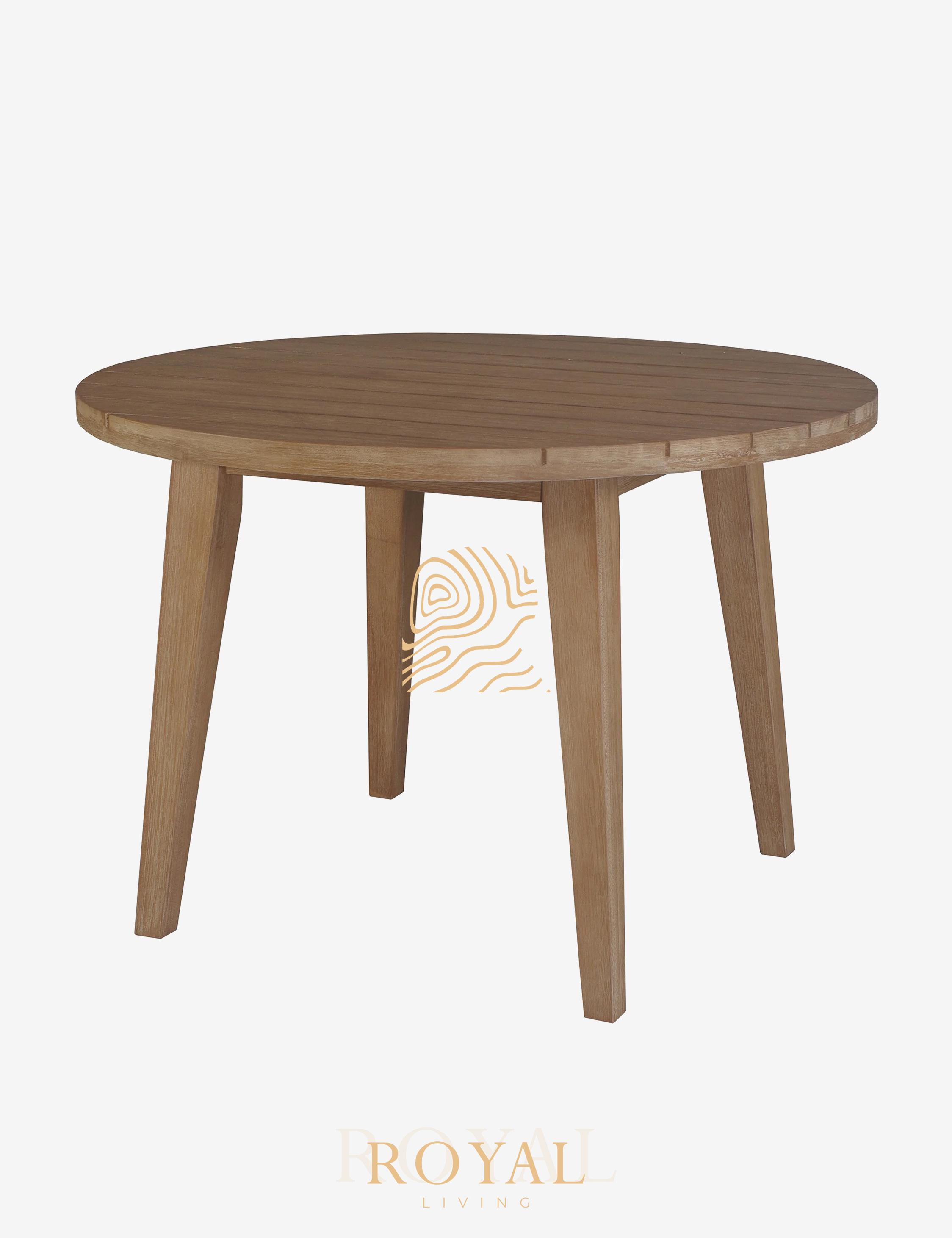Welmar Round Dining Table Outdoor, dining table, dining table outdoor, dining table cafe, dining table teak wood, dining table cafe outdoor, meja makan outdoor, meja makan kayu bundar, meja kayu bundar, meja makan minimalis, meja outdoor minimalis, meja makan cafe, meja kafe kayu, meja restoran minimalis, meja makan kayu minimalis, meja bundar untuk cafe, meja outdoor kayu, meja makan untuk restoran, meja makan minimalis modern, meja teras kayu, meja makan bundar, royalliving